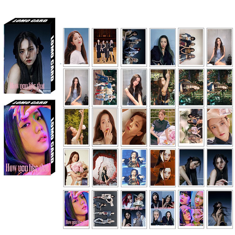 Hộp Lomo card JISOO Blackpink How you like that 30 tấm hình thành viên Jisoo