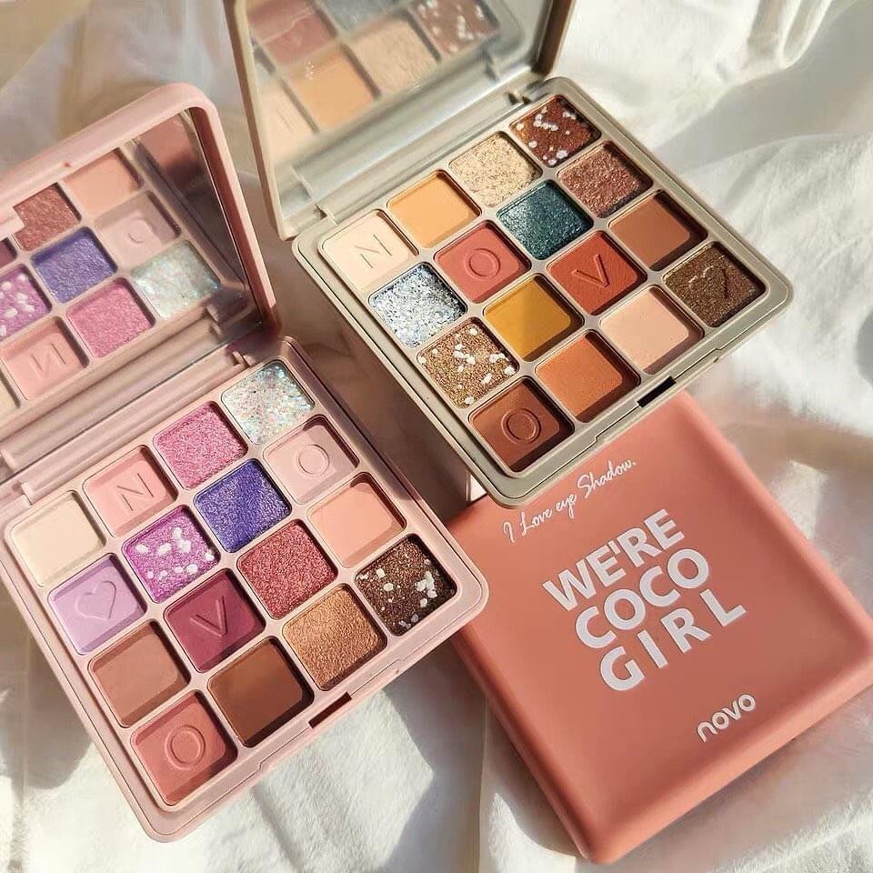 [HCM]Phấn Mắt 16 ô Novo Were Coco Girl