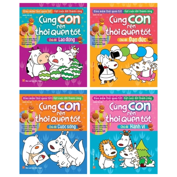 Fahasa - Combo Sách Hay Cùng Con Rèn Thói Quen Tốt (Bộ 4 Cuốn)