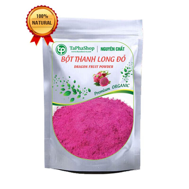Bột thanh long đỏ nguyên chất 200g - Tấn Phát