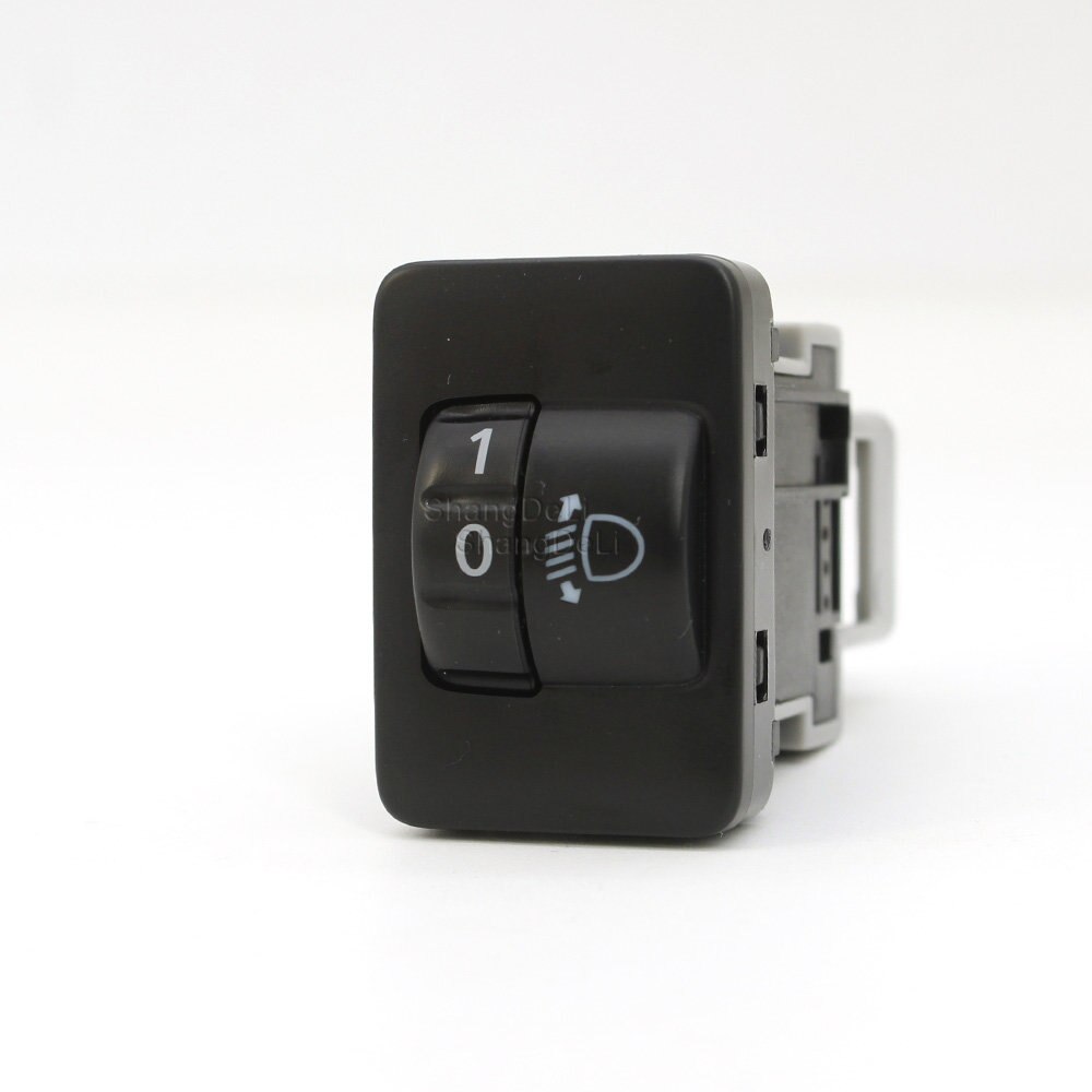 1PC Car Headlight Horizontal Adjustment Switch Light Switch Button For Mitsubishi Outlander xpander Eclipse Cross 2015 2016