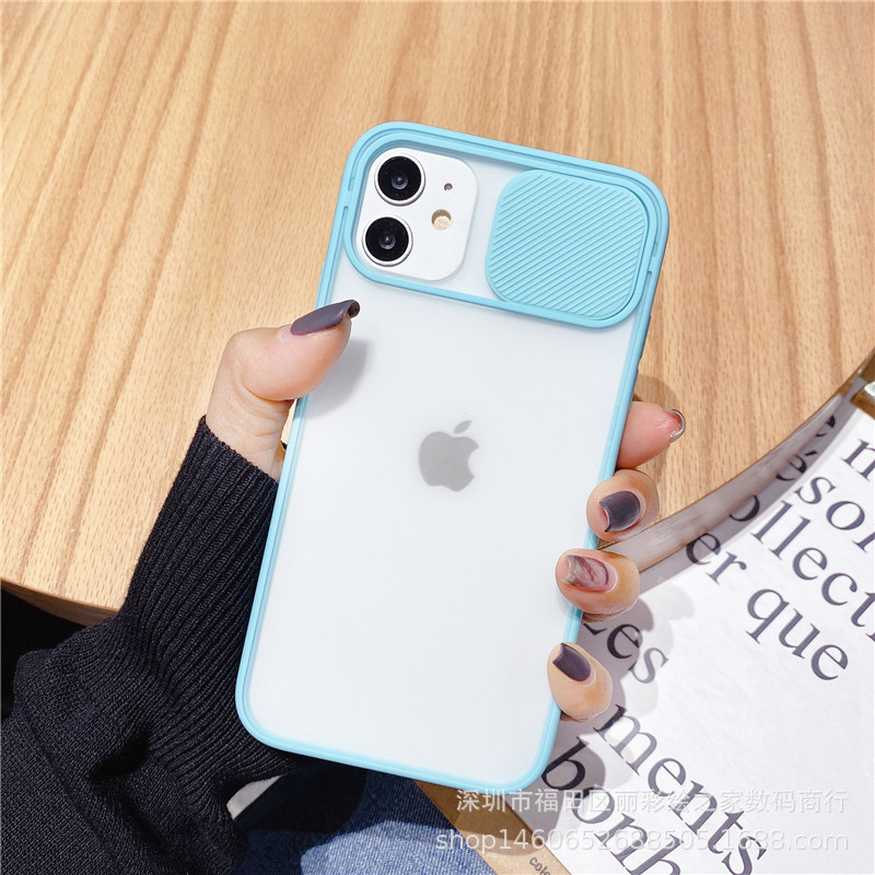 Ốp iphone nắp trượt nhám mặt mờ 6plus/6splus/7plus/8plus/X/Xs/Xsmax/11/11promax