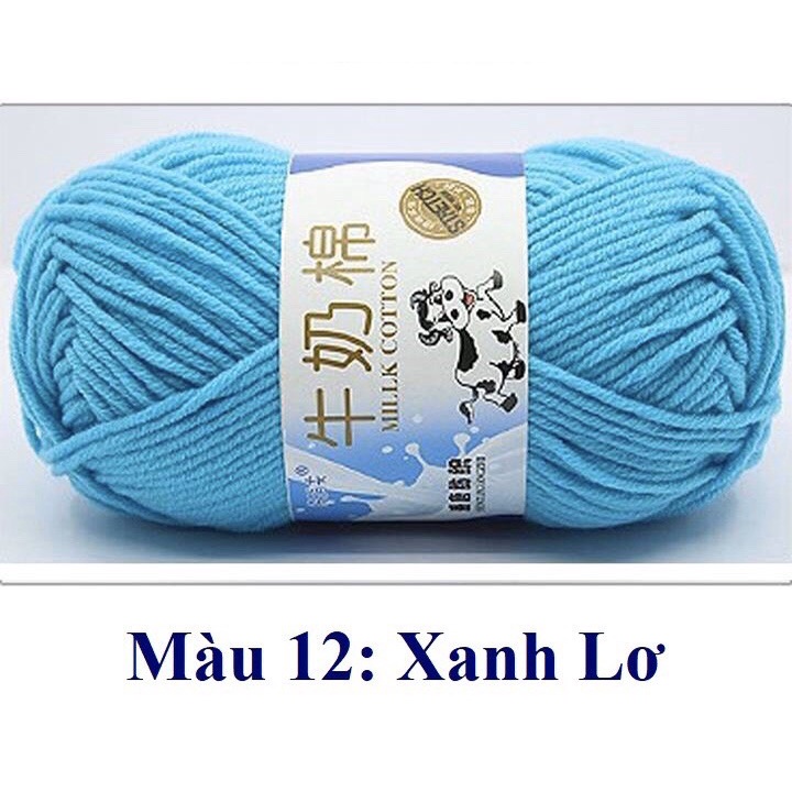 Len cuộn Milk bò 92 màu - Thaoqueen Shop ( Bảng màu 01)