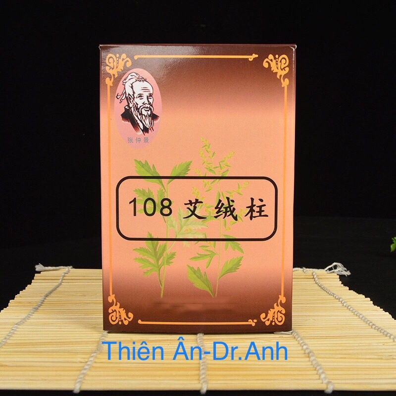 Điếu ngải đoạn 108- viên ngải 108[1 HỘP 2 vỉ 108 viên]
