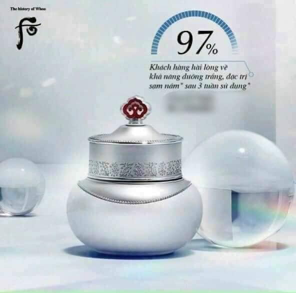Combo 10 vỉ cao nám whoo radiant white intensive spot corrector