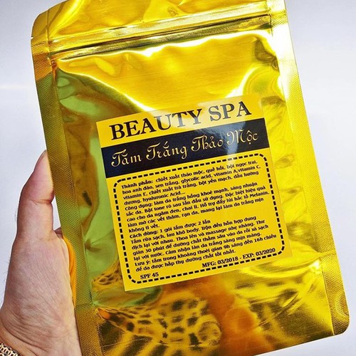 Tắm trắng thảo mộc spa