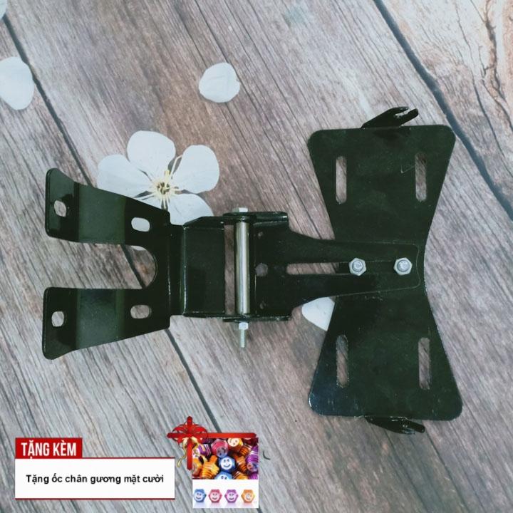 TẶNG KÈM ỐC CHÂN GƯƠNG HÌNH MẶT CƯỜI - Pass biển số  - giá treo biển số EXCITER hình cánh bướm không LED, ,  , phụ tùng xe máy giá rẻ