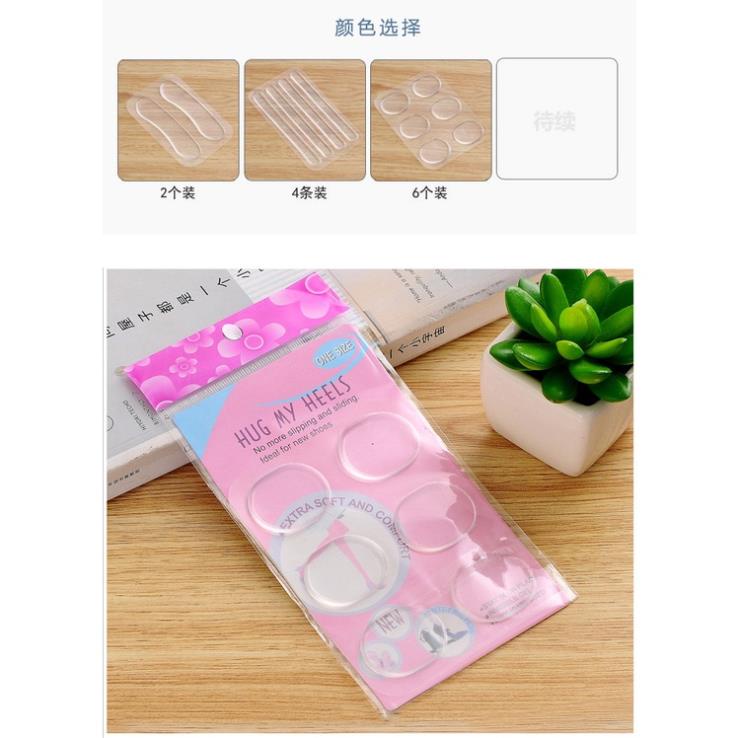Miếng Dán Gót Giày Chống Trầy Chân Silicon Trong Suốt  [ Hỏa Tốc HCM ]
