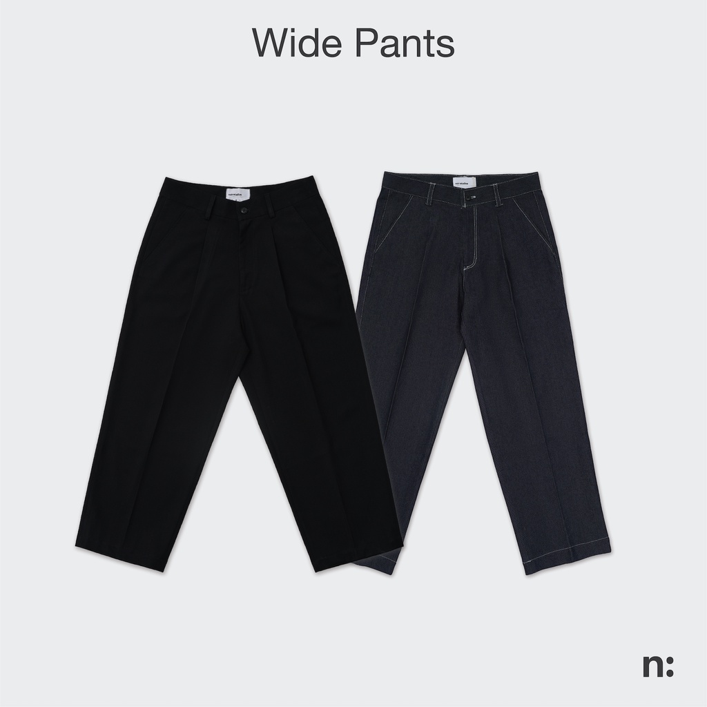 QUẦN ỐNG RỘNG NOIR WIDE PANTS