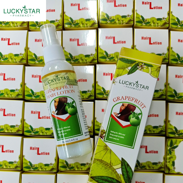Lotion Dưỡng Tóc Tinh Dầu Bưởi Lucky Star  100ml