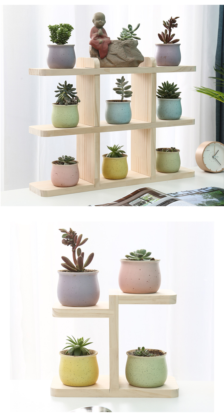 Kệ Decor Bàn Làm Việc APF Gỗ Thông