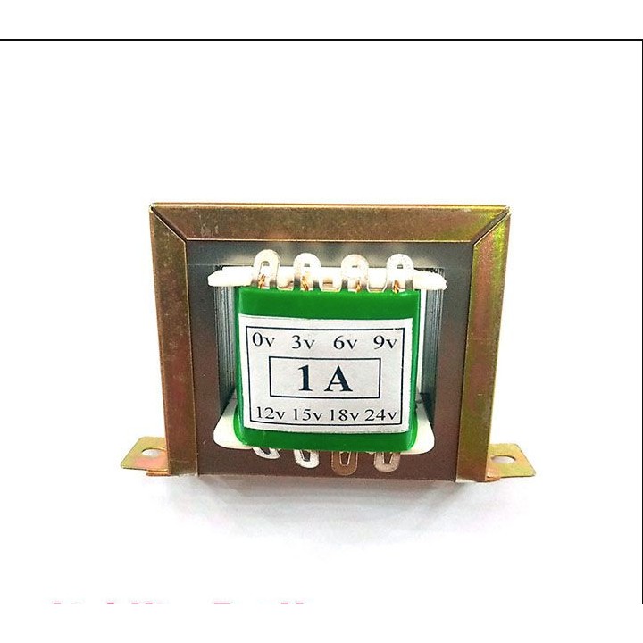 Biến áp 1a 0-24v nhiều đầu