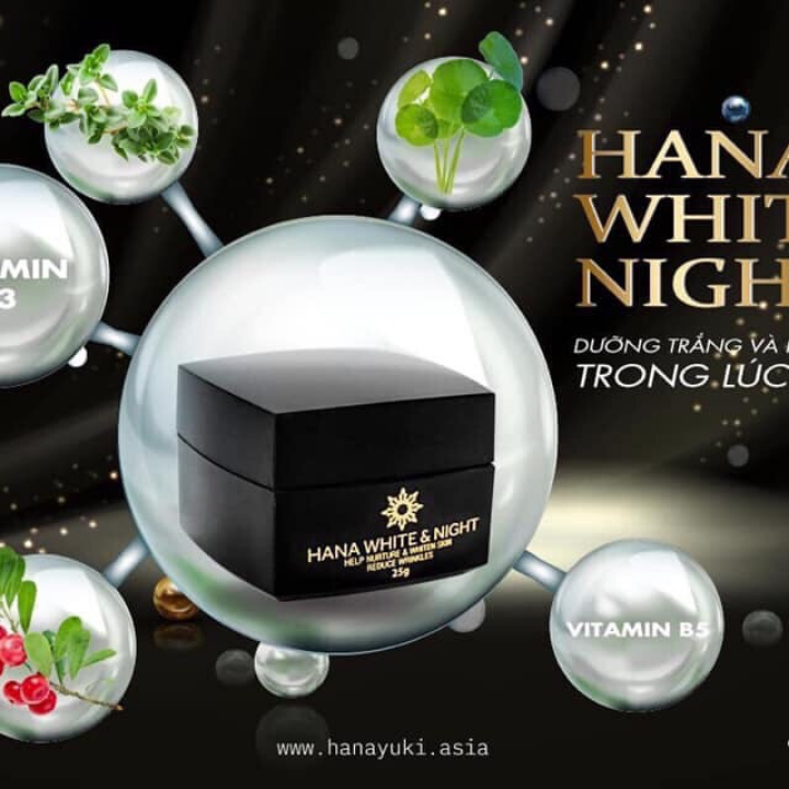 [HCM]KEM DƯỠNG TRẮNG DA BAN ĐÊM HANAYUKI