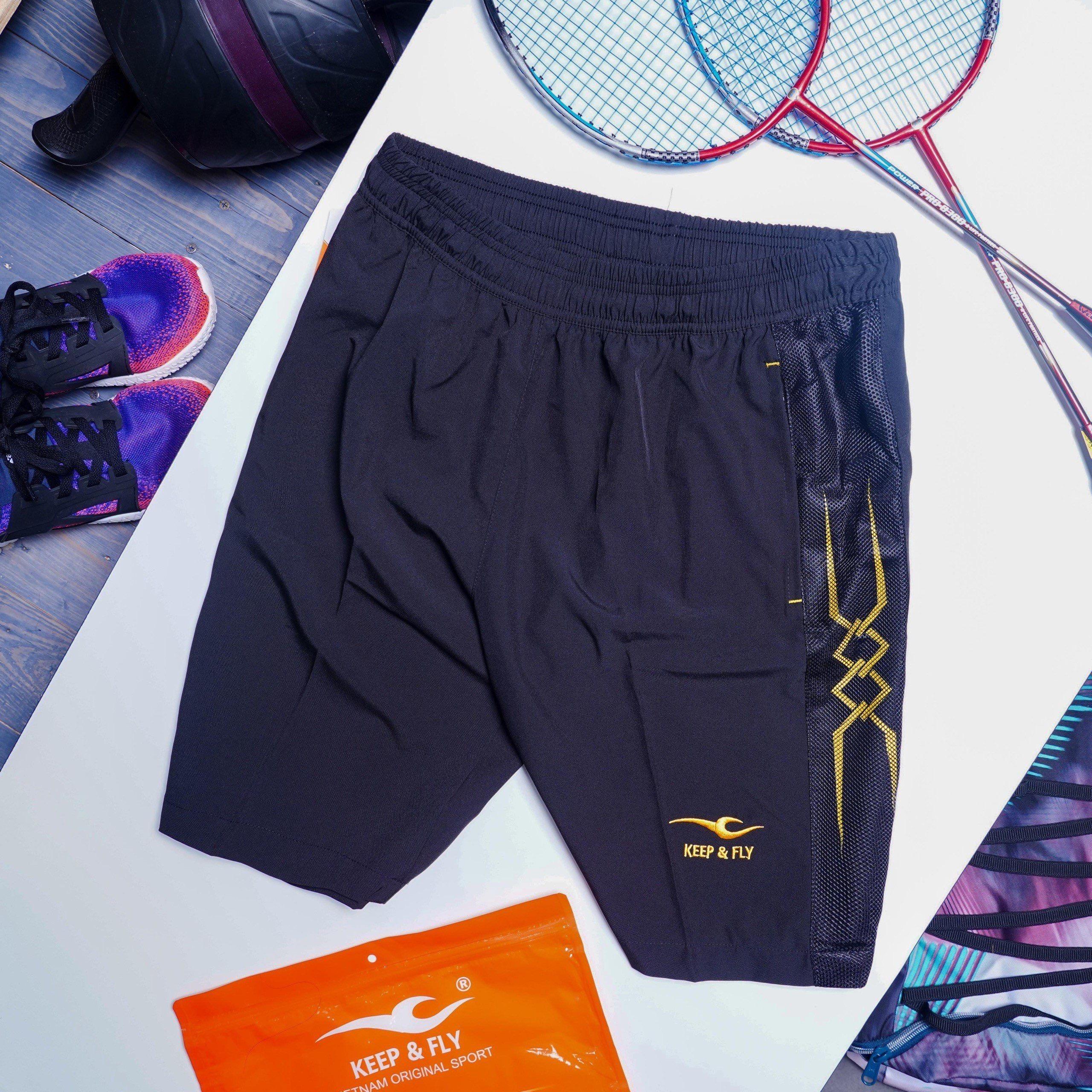 Quần Short Thể Thao Keep & Fly Phối Lưới Siêu Nhẹ