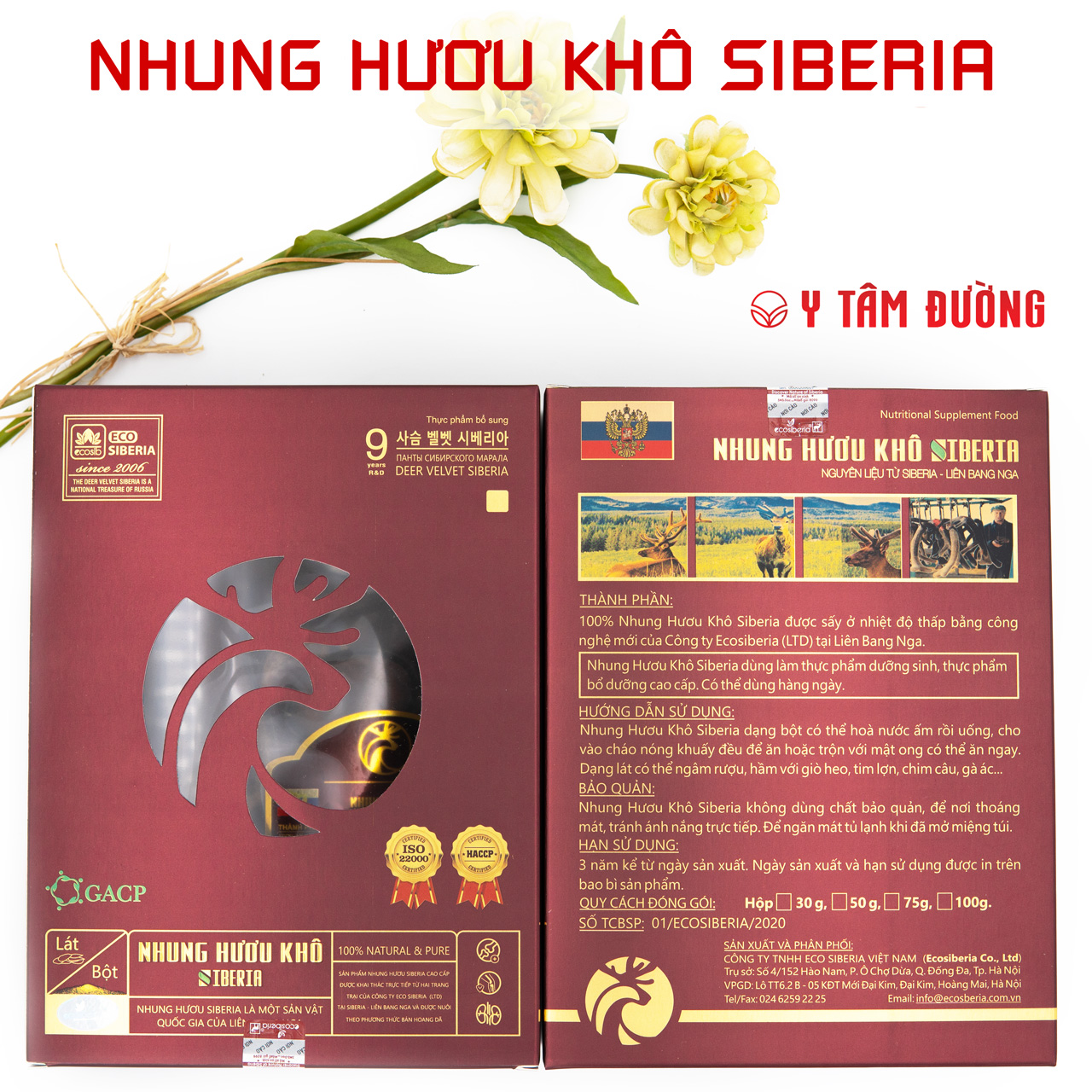 Nhung hươu khô cao cấp Siberia