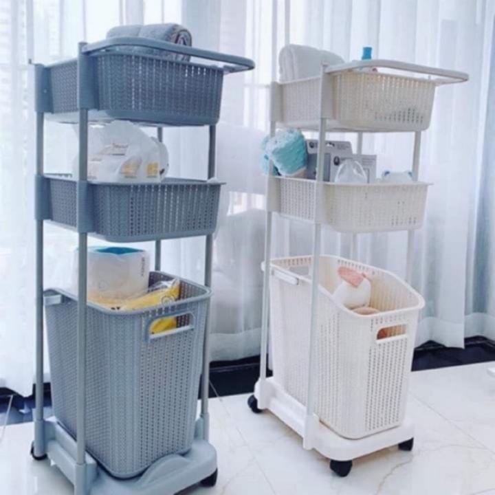 [HCM](tiết kiệm không gian) Kệ đa năng 3 tầng plastic chất lượng cao việt nhật cao cấp