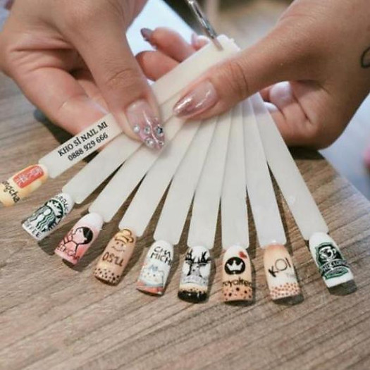MÓNG QUE TẬP SƠN - MÓNG QUE NAIL 50 CÂY 1 BỊCH CÓ MÓC TRÒN