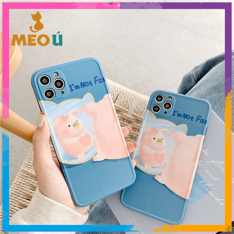 [HCM]Ốp iPhone Im Not Fat iPhone 7Plus/8Plus/X/Xs Max/11/11 Pro Max/12/12 Pro/12 Pro Max - ốp iphone
