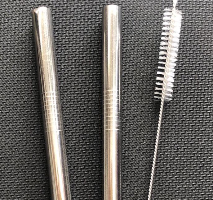 Combo 2 cây: ống hút inox uống trà sữa