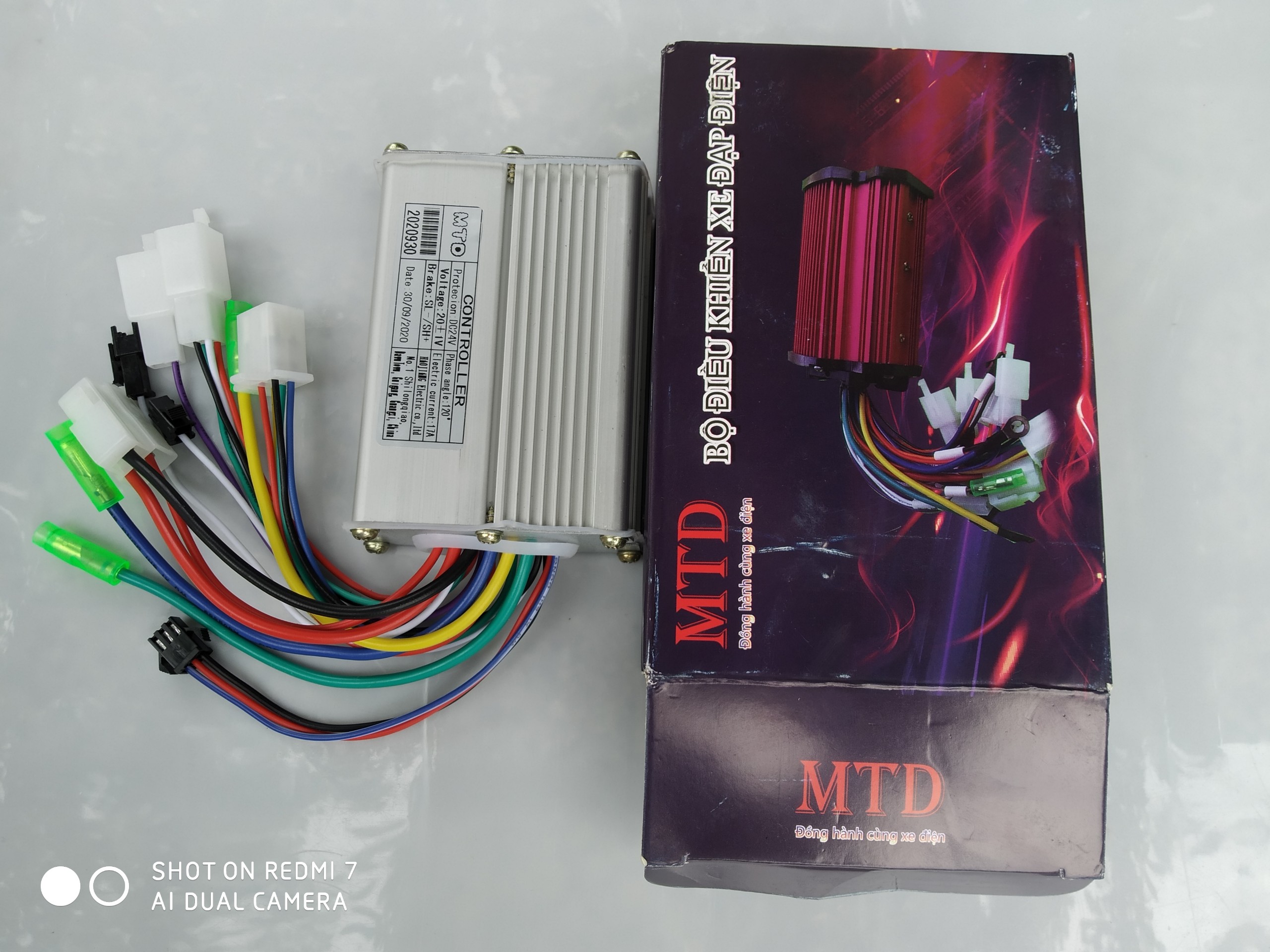 Ic bo điều tốc xe đạp điện 2 bình 24v-350w xe điện minh trang