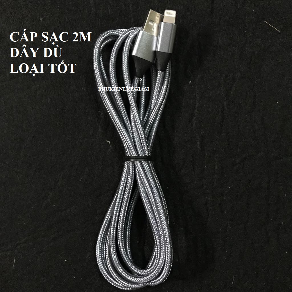 Cáp sạc Iphone 2M dây dù hiệu KEFFA