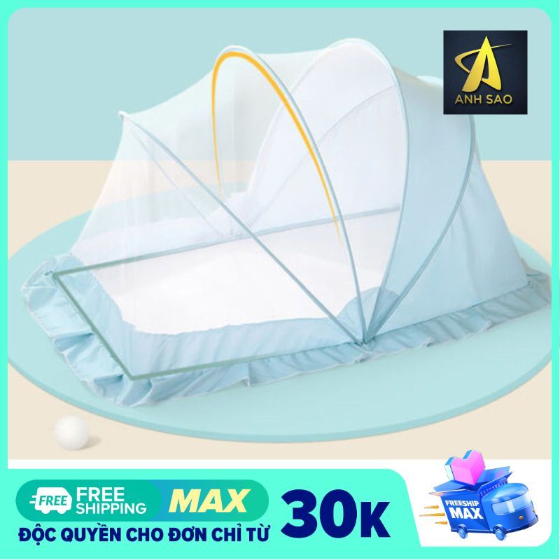 Mùng ngủ gấp gọn chống muỗi cho bé cao cấp A - Kích thước: 106 cm x 58 cm x 53 cm - Giao màu sắc ngẫu nhiên hình động vật dễ thương cho bé