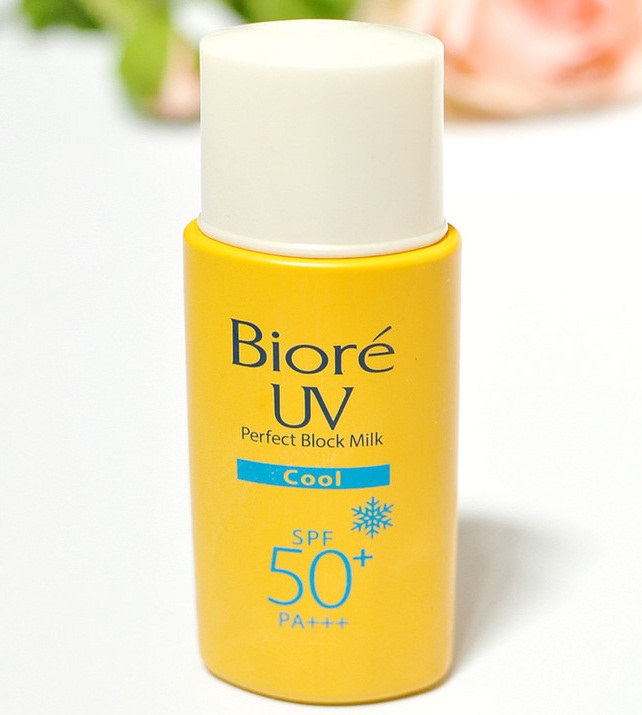 [HCM]SỮA CHỐNG NẮNG BIORE UV PERFECT PROTECT MILK COOL 25ml