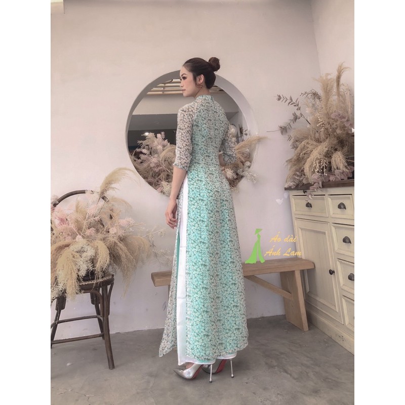 ÁO DÀI CÚC HOẠ MI SIÊU XINH SIÊU XỊN