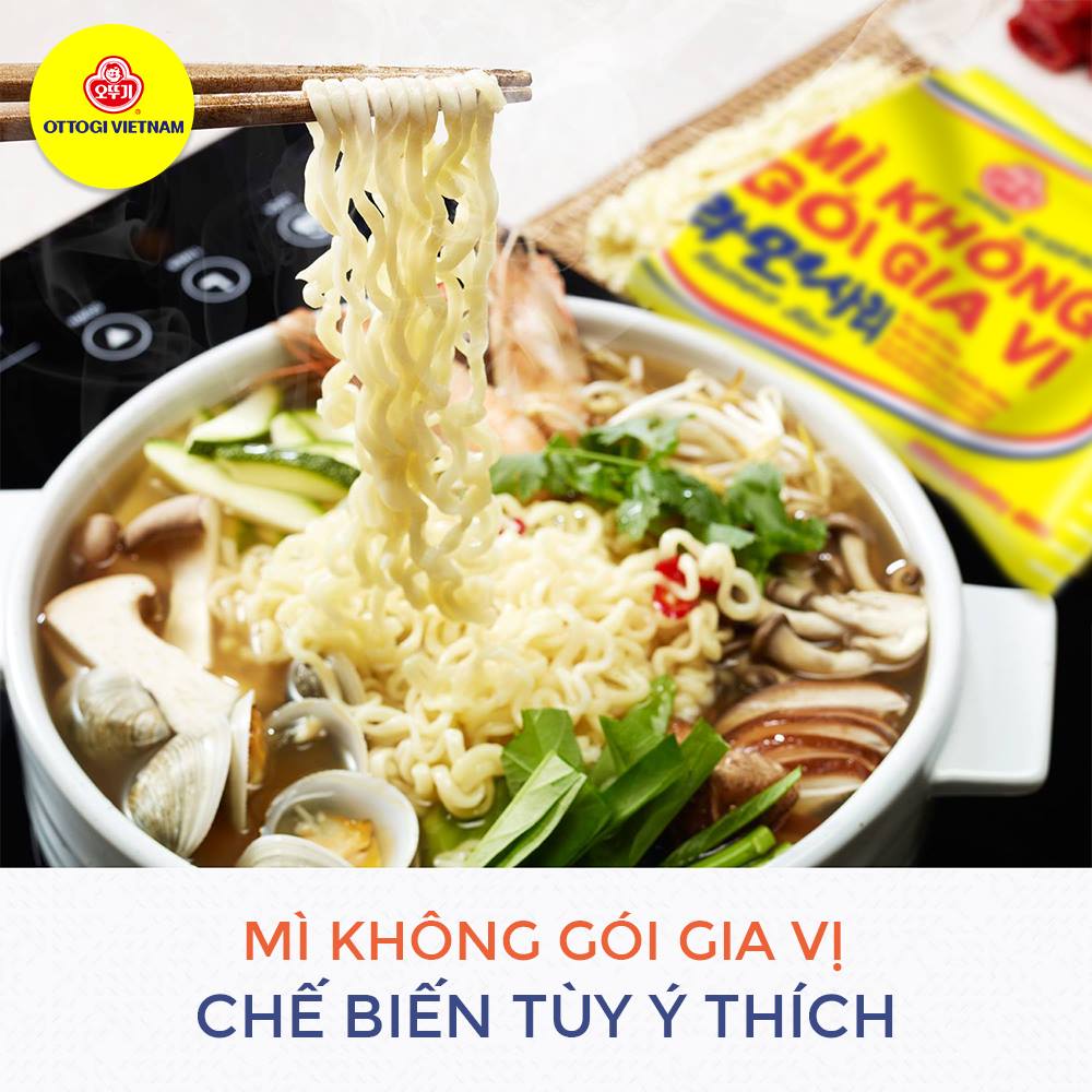 Combo 10 gói - Mì Không Gói Gia Vị OTTOGI 110G