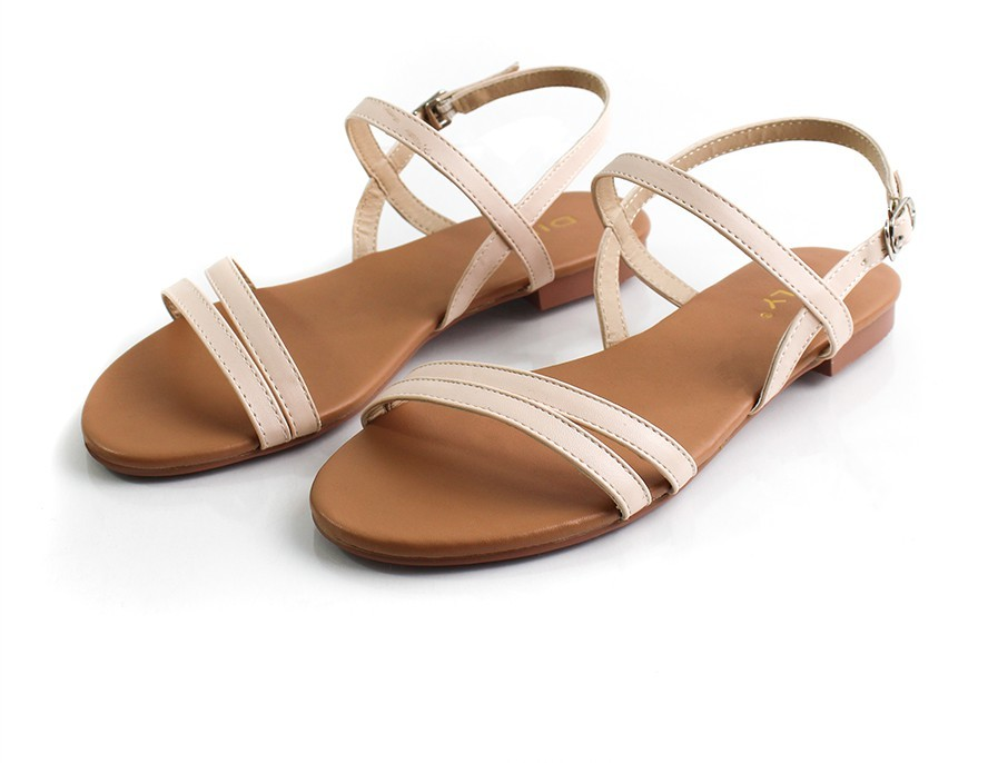 Giày sandal đế bệt 2 quai mảnh sd 0281 mys strore
