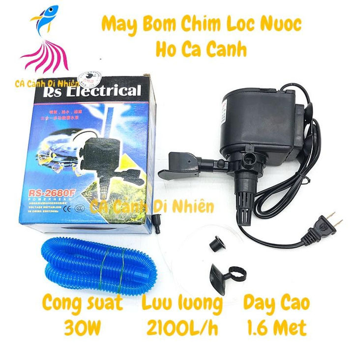 [Hoàn Tiền 10%][HCM]Máy Bơm Lọc Nước Risheng RS nhiều công suất Dành Cho Hồ Cảnh
