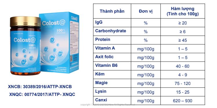 Sữa non Colost dành cho phụ nữ mang thai