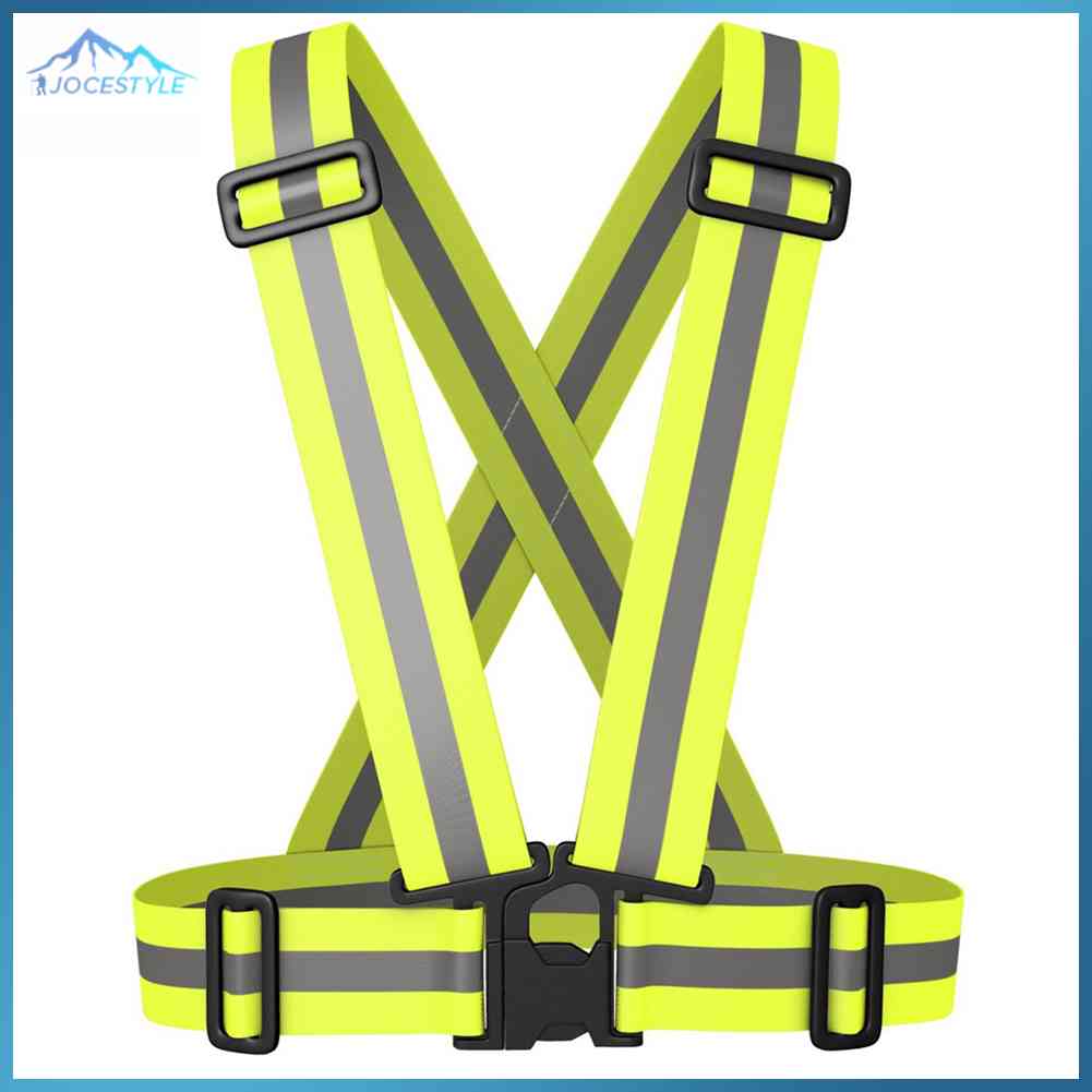 Night Running Reflective Straps Vest Traffic Night Work Security Clothing