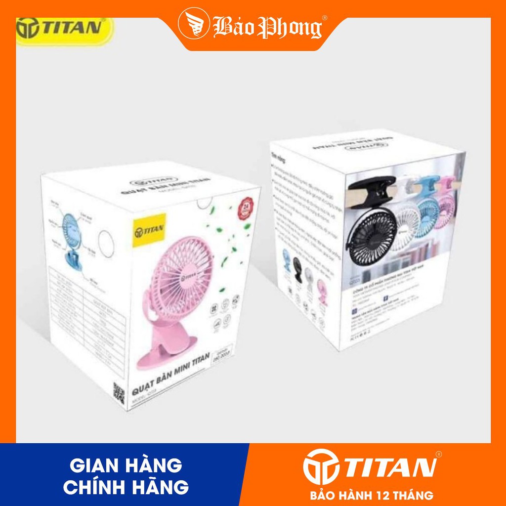 Quạt kẹp bàn Titan QT03