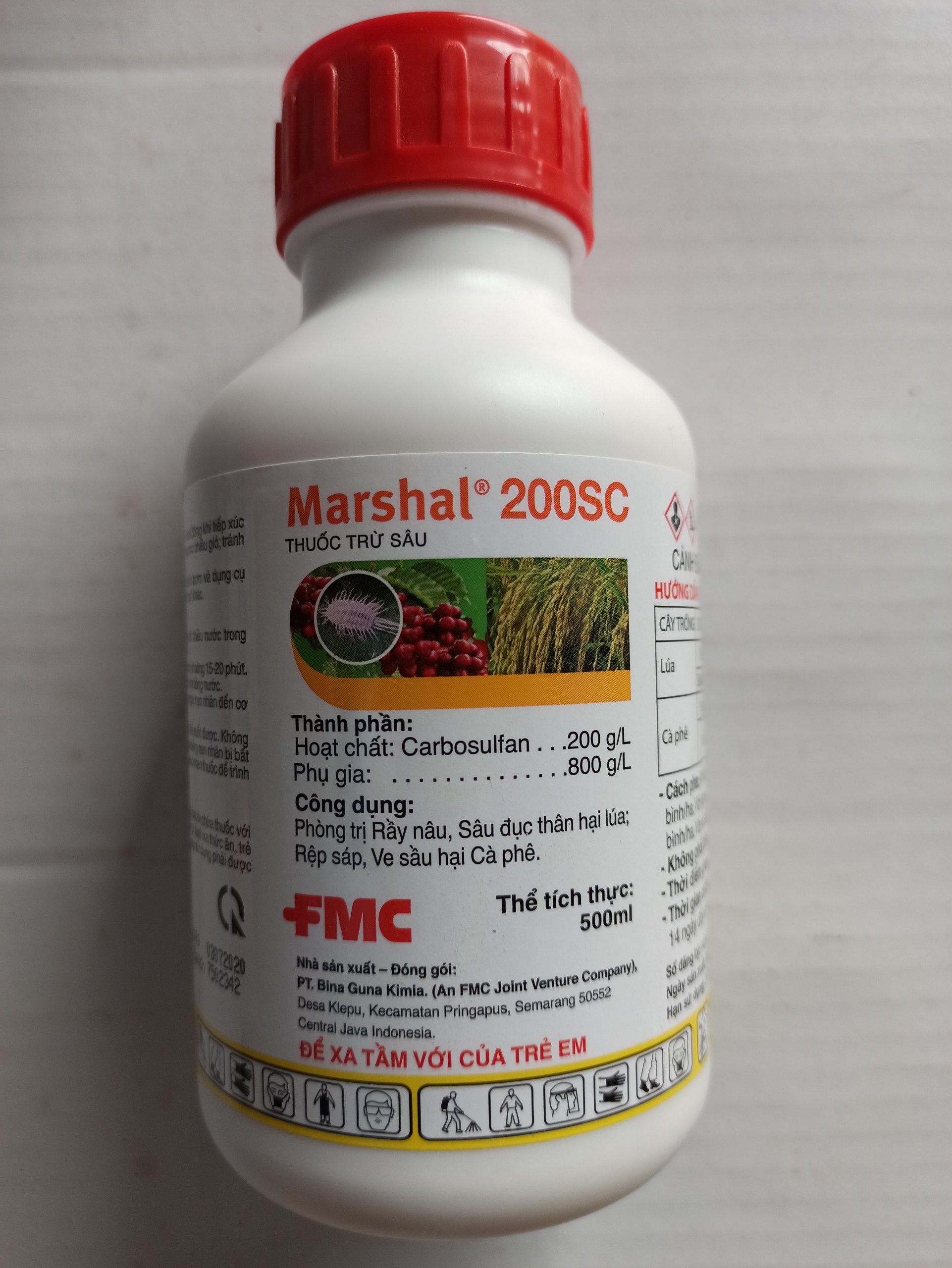 Thuốc trừ sâu Marshal 200SC- Chai 500ml
