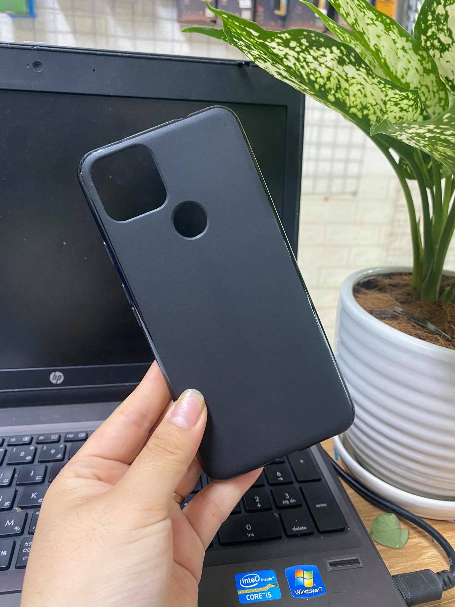 Ốp silicon cho điện thoại Google Pixel 5A