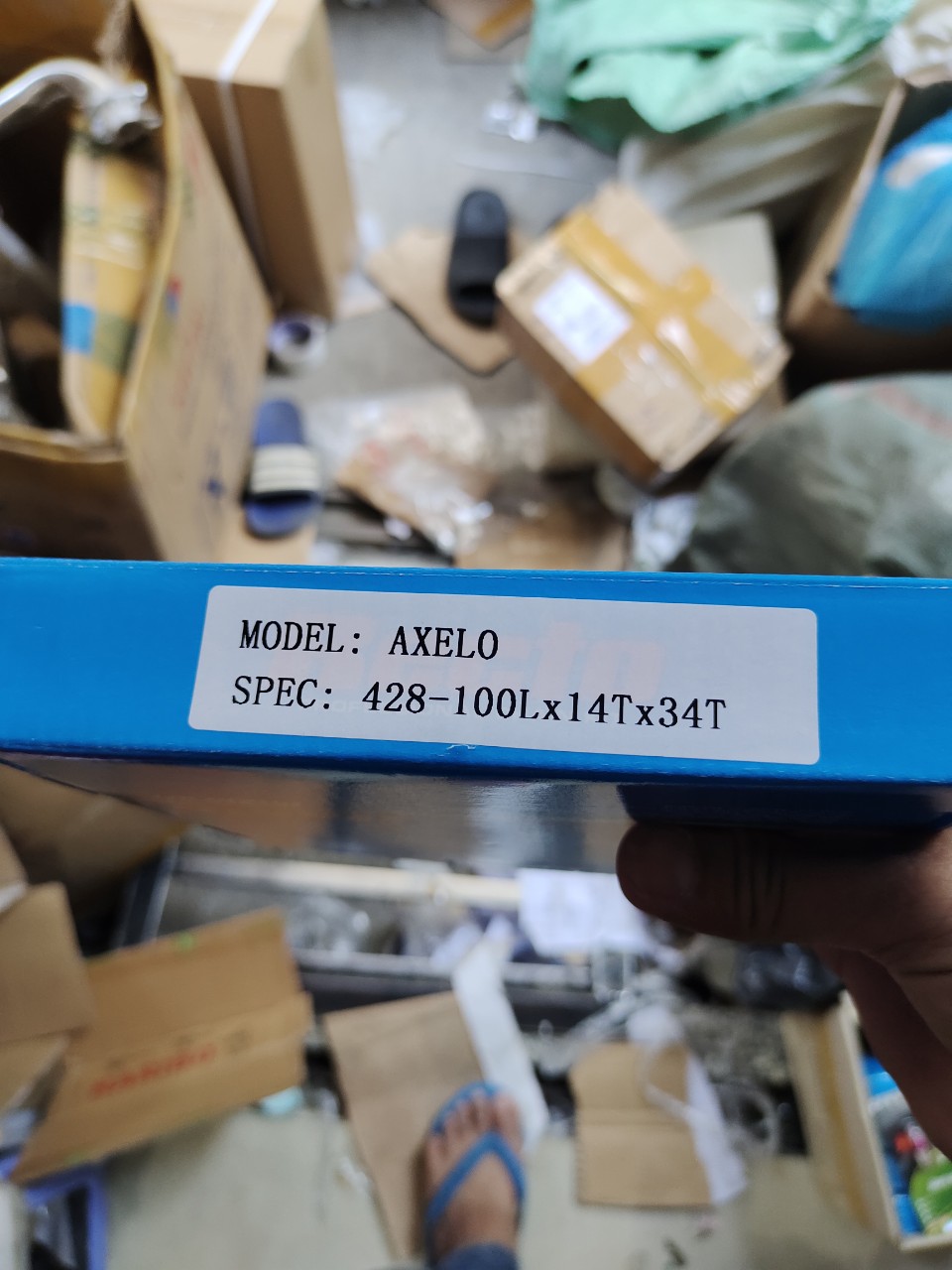 bộ Nhông sên dĩa xe viva axelo recto