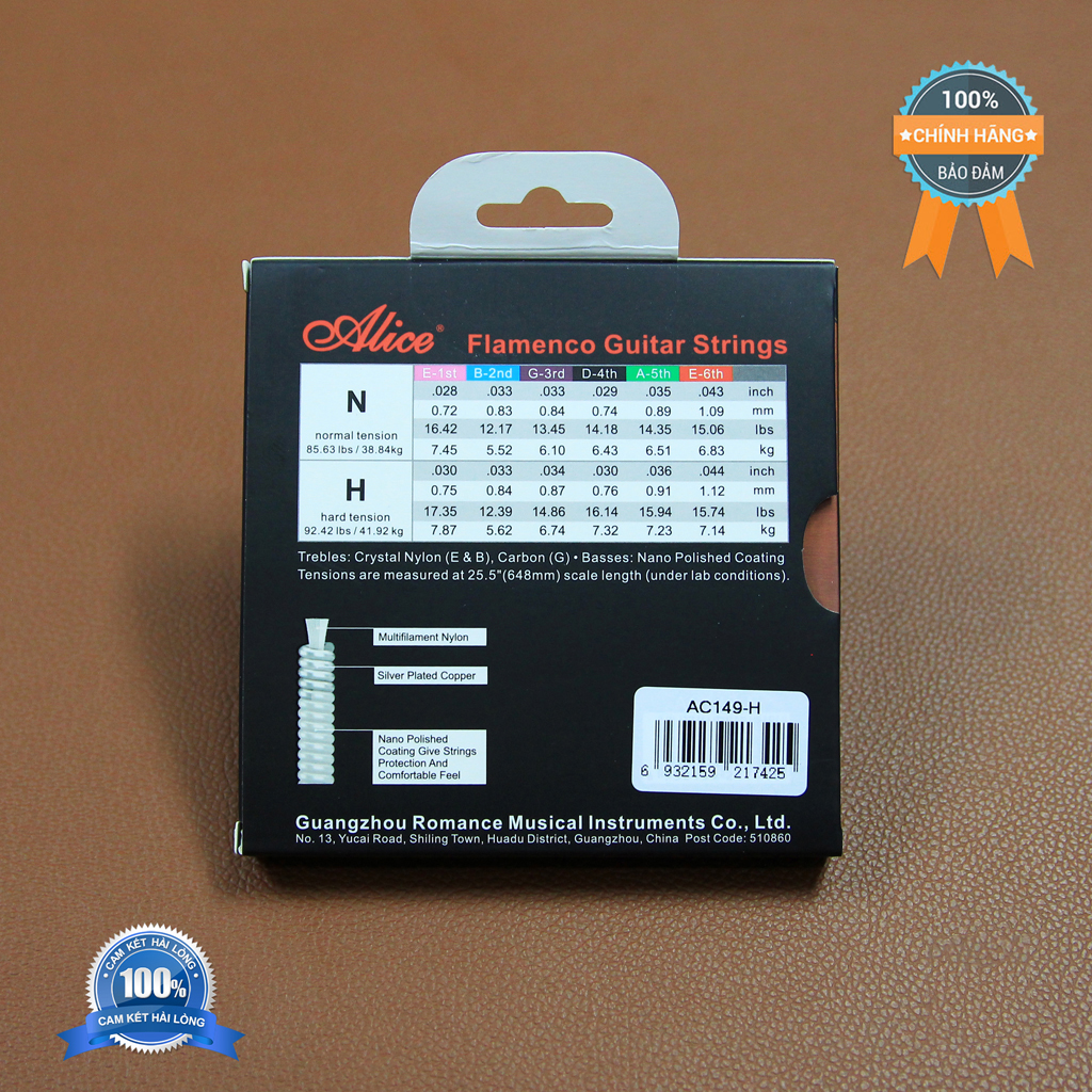 Dây Đàn Guitar Classic Alice AC149 – Chính Hãng