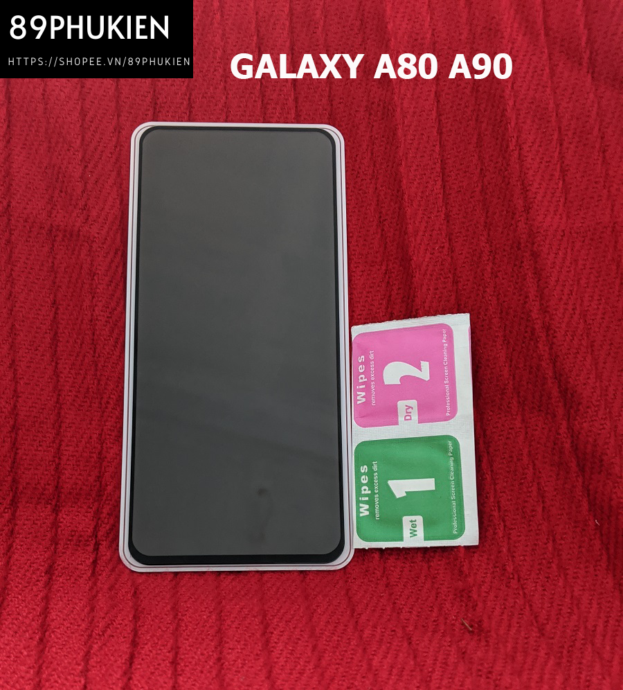 Kính cường lực chống nhìn trộm Samsung Galaxy A80 A90