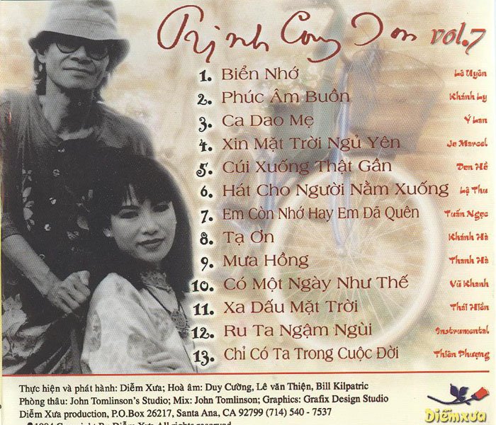[MDCD] Bộ 4 Đĩa CD Nhạc Trịnh Công Sơn Vol 5678