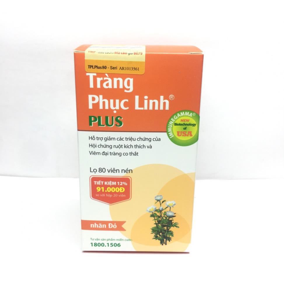 [CHÍNH HÃNG ] Tràng phục linh plus - lọ 80 viên