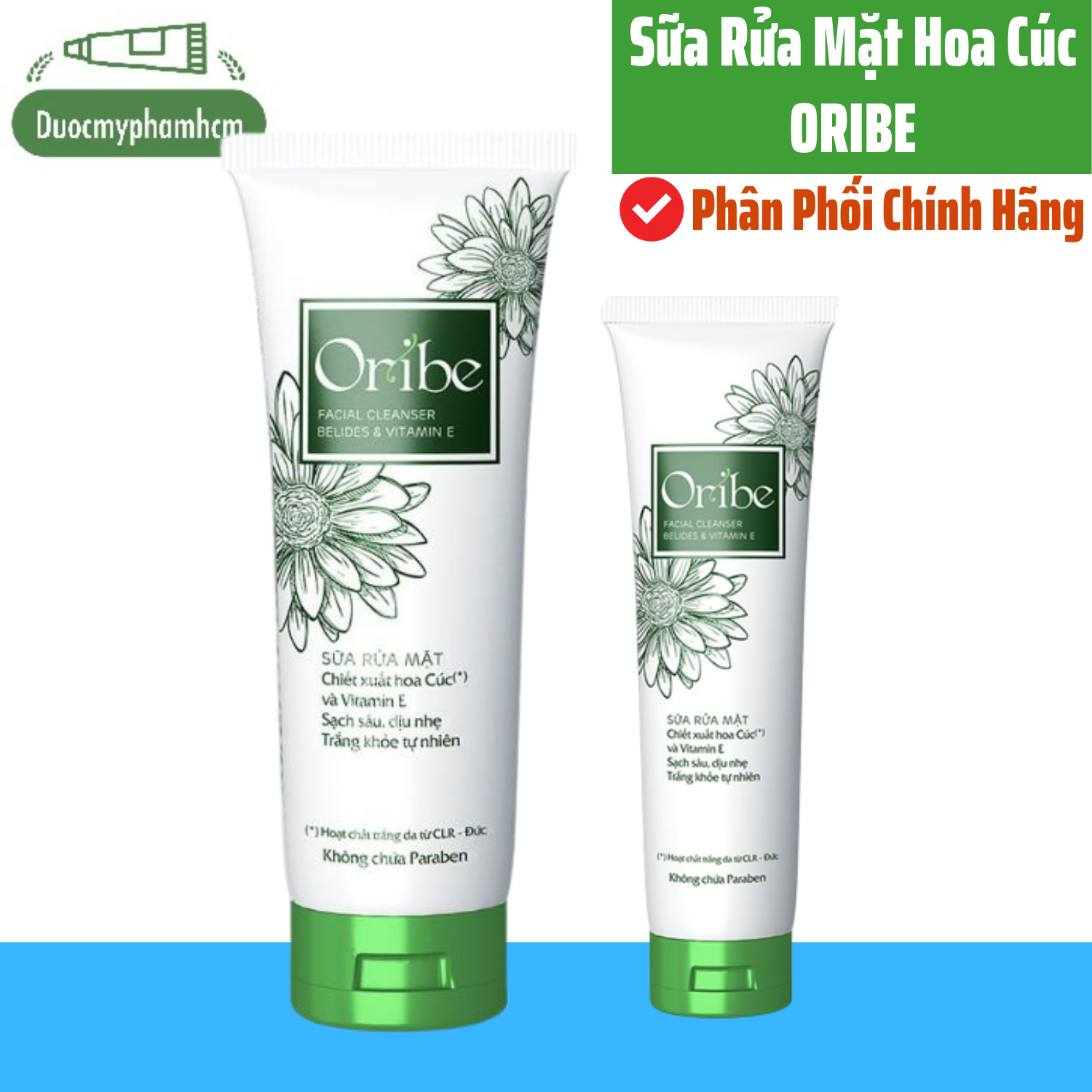 [HCM] Oribe Sữa Rửa Mặt Dưỡng Ẩm Làm Sạch Sâu Chiết Xuất Hoa Cúc - 50-100ml