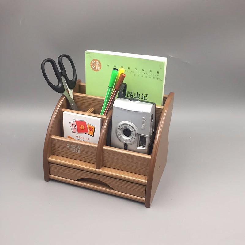 Kệ đựng và bảo quản mỹ phẩm bằng gỗ Thân thiện môi trường XD-5036 - Kệ đựng mỹ phẩm 5 ngăn cỡ lớn - Tủ mini đưng mỹ phẩm , sách , đồ dùng cá nhân , khay son , kệ mỹ phẩm.-Màu gỗ
