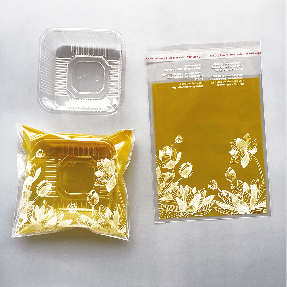 Set 100 Khay Túi Trung Thu Dán 150 - 250gr [Gold Pack Viet Nam]