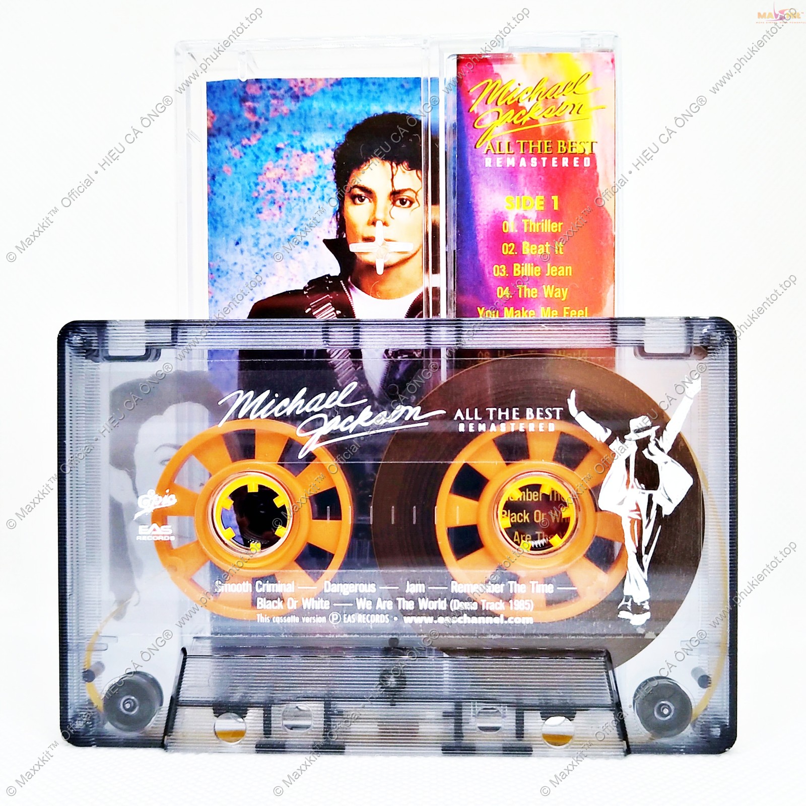 Băng cassette tape Michael Jackson - All The Best (MEGAReels Edition) - EAS Records