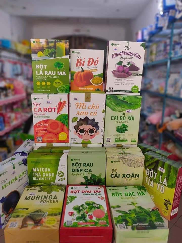 Bột bạc hà nguyên chất 100% BEHENA