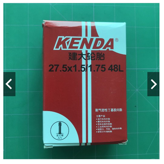 Săm (ruột) xe đạp kenda 27.5*1.5/1.75 AV 48L