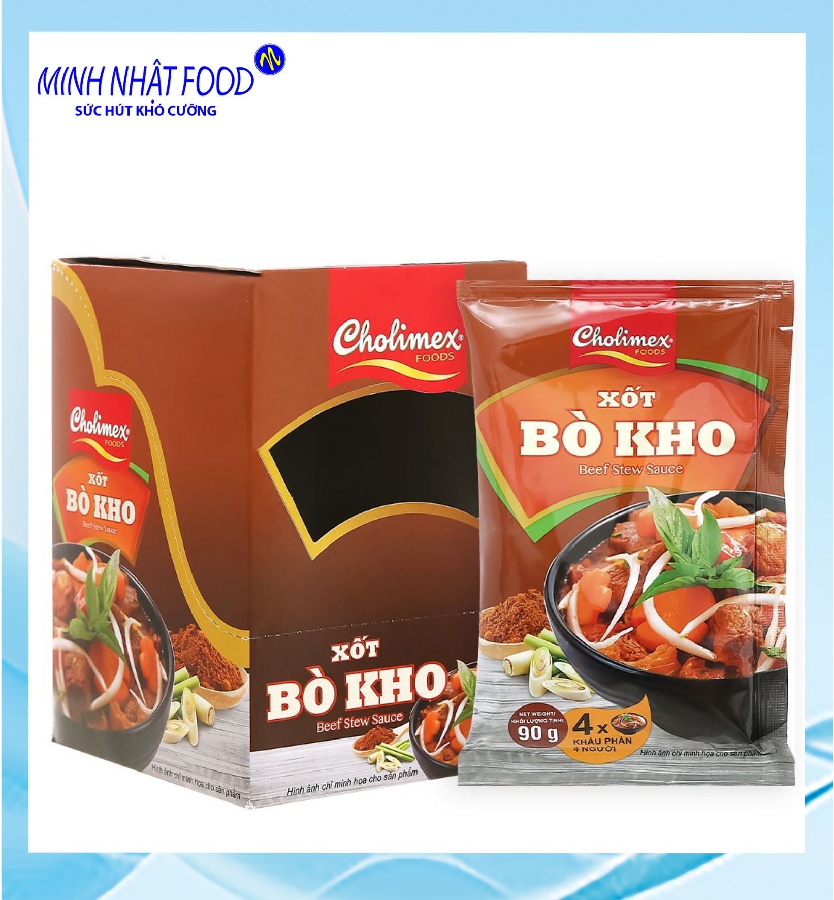 Xốt Bò Kho Cholimex gói 90g