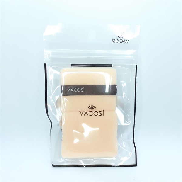 Bông phấn trang điểm tròn Vacosi BP01/BP08/BP09 Bông trang điểm bông đánh phấn nền Bông phấn khô -Valadin