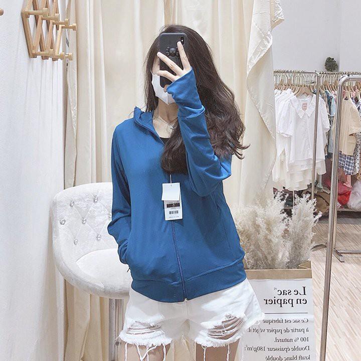 ◎❅✚ Áo Chống Nắng Nữ GU 2 lớp vải thun mát chống nắng chống tia UV hiệu quả